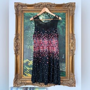 Kimchi Blue Illusion cross stitch mesh dress size 12